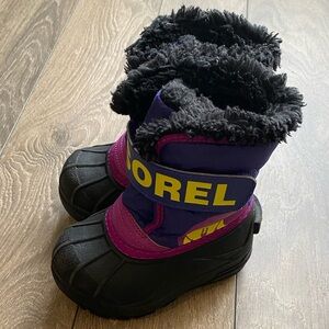Sorel Snow Commander Boots Toddler Sz 6 Excellent Condition